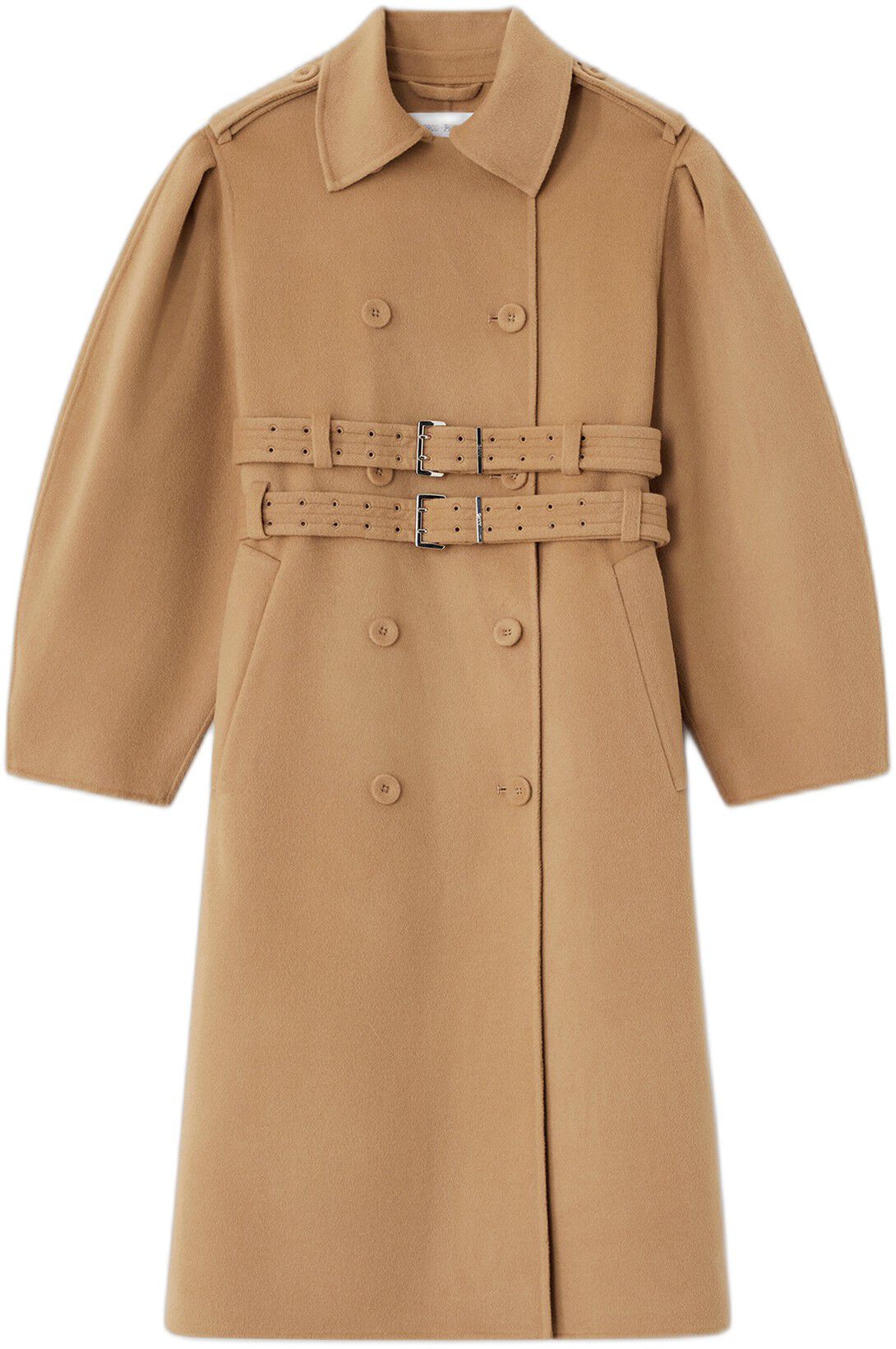 Splittable Wool Trench Coat