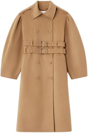 Splittable Wool Trench Coat