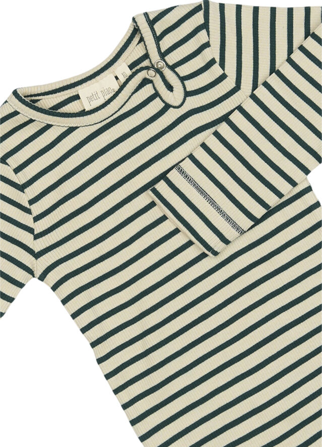 Body L/S Modal Striped