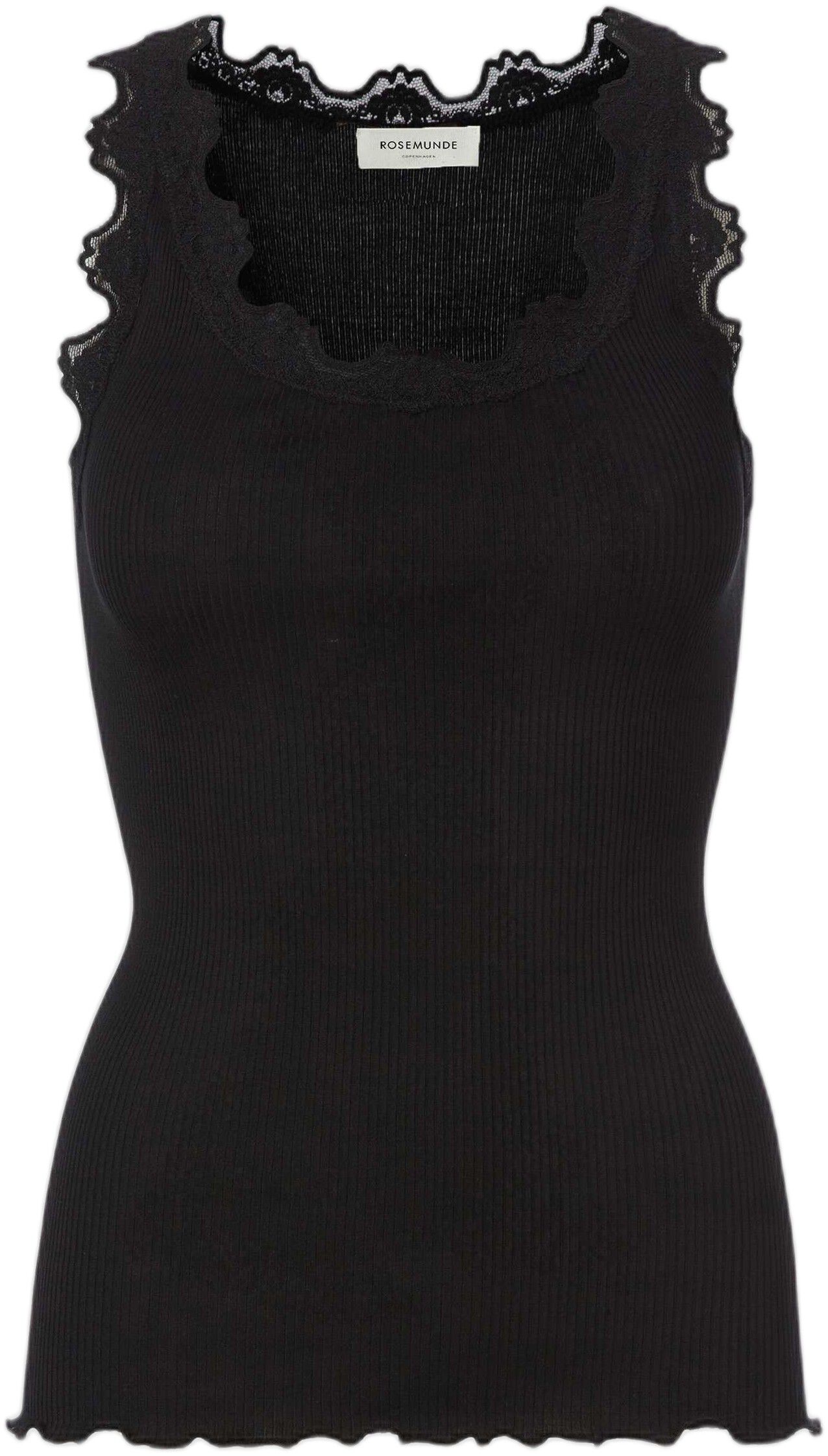 RWBabette Silk SL U-neck Lace Top