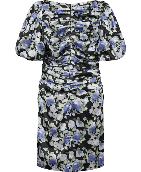 Lisbon Print Puff Dress
