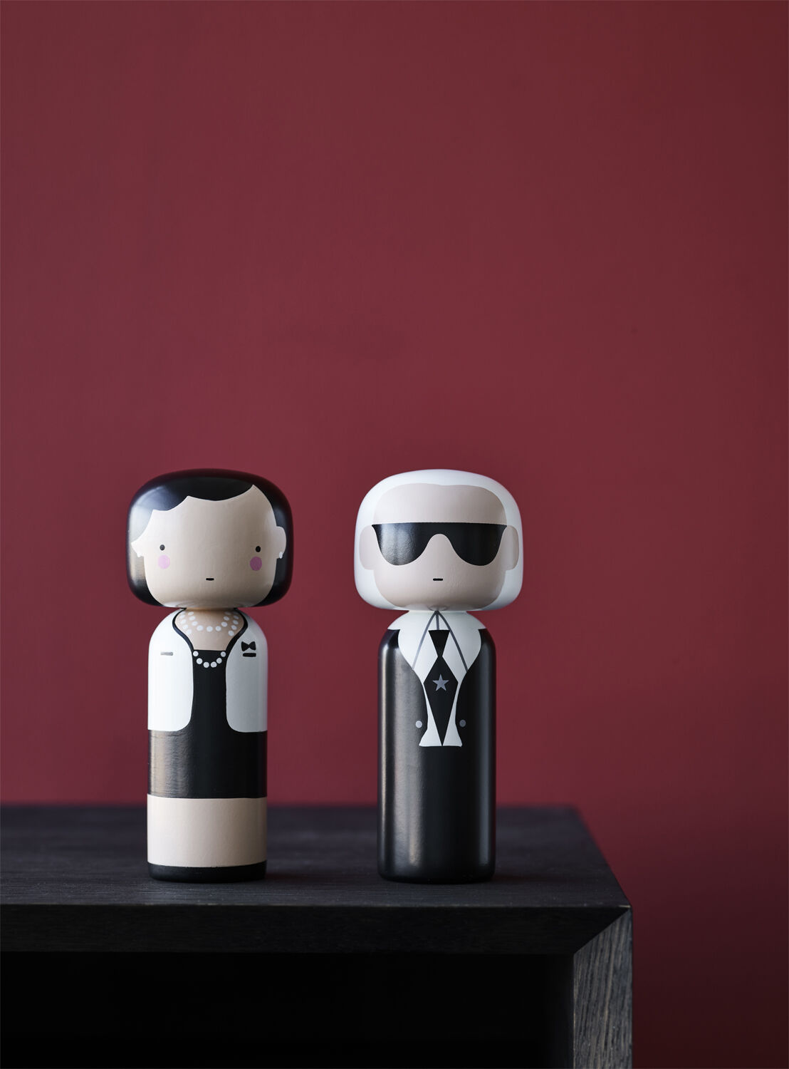 COCO h&aring;ndmalet Kokeshi