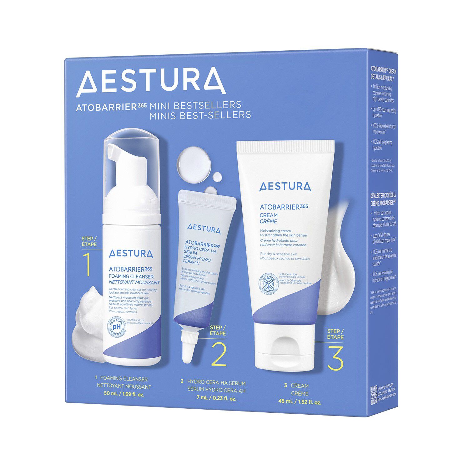 ATOBARRIER365 bestseller kit - Minis Bestsellers ansigtspleje til sens