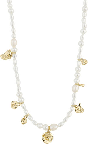 INTENT pearl necklace gold-plated