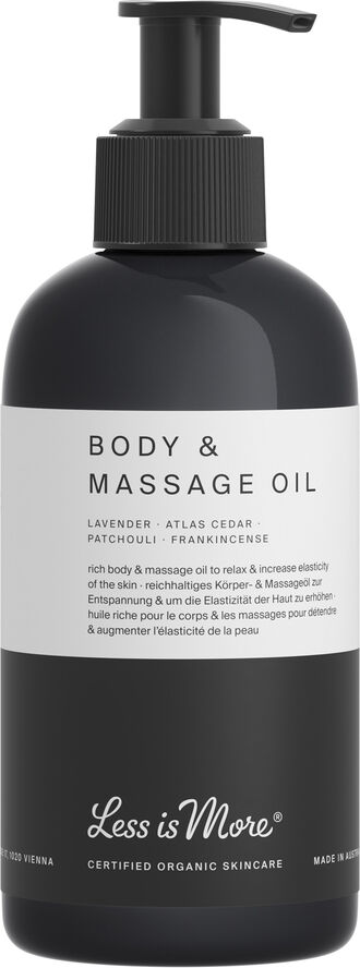 Organic Body & Massage Oil Lavender 250 ml.