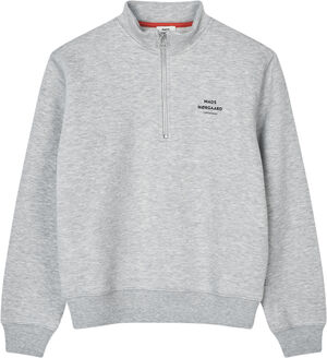 Mix Sweat Crewie Half Zip Sweatshirt