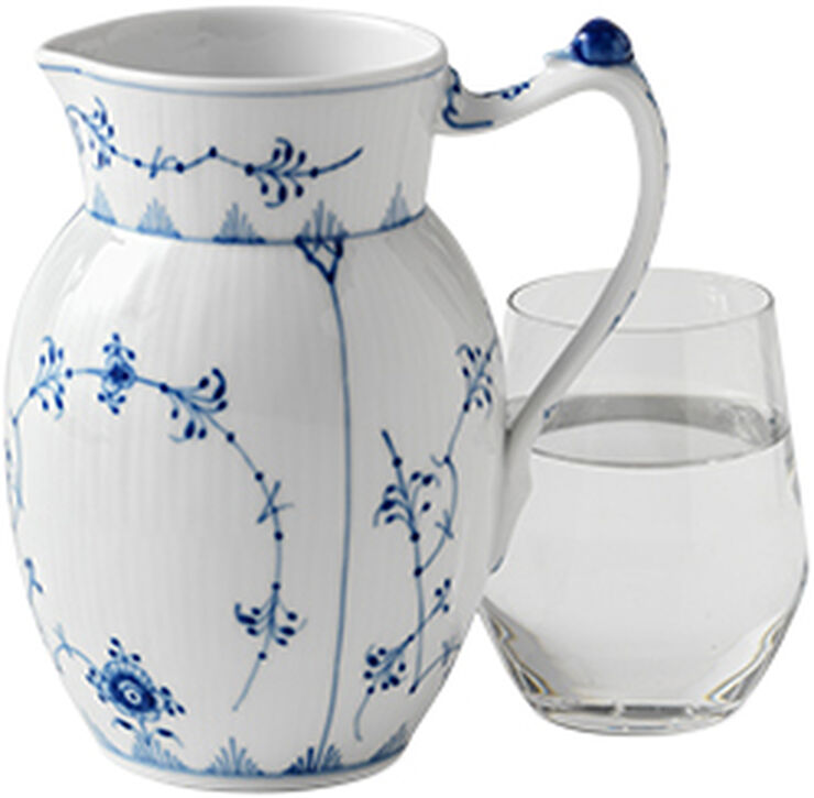 Musselmalet Riflet 0,9 l. kande