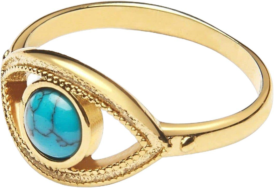 Women's Skyfall Turquoise Evil Eye Ring