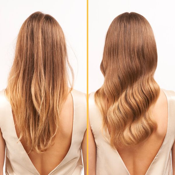 Hårmasken med sort te, giver håret glans