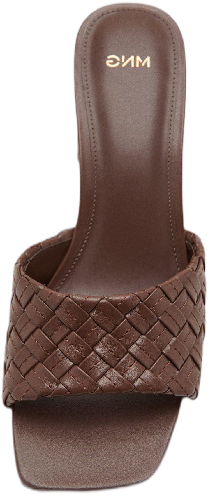 Sandals with braided strap