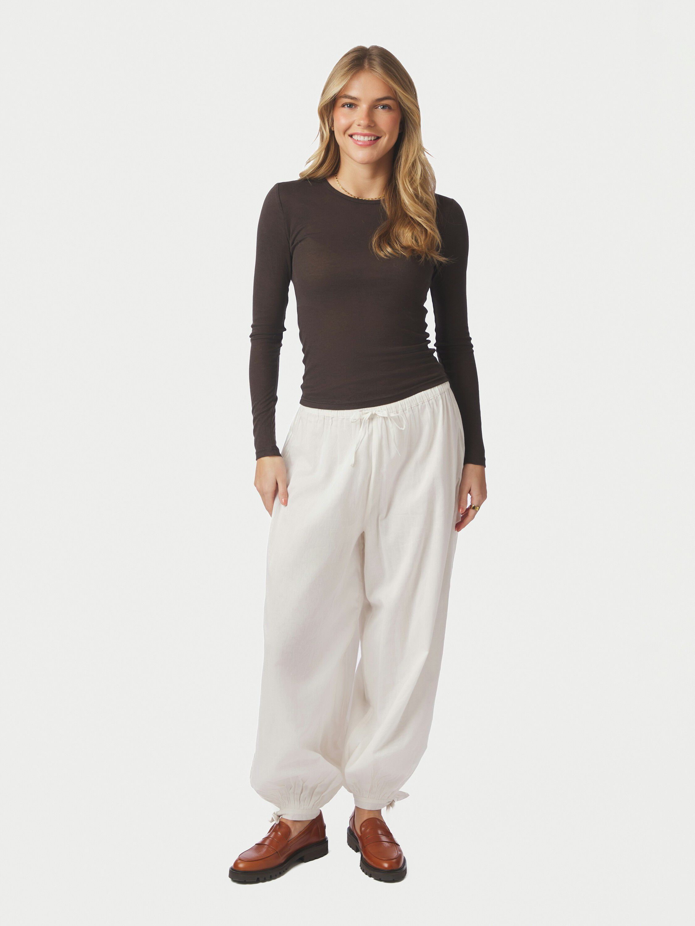 Elyse S Voile Balloon Pants