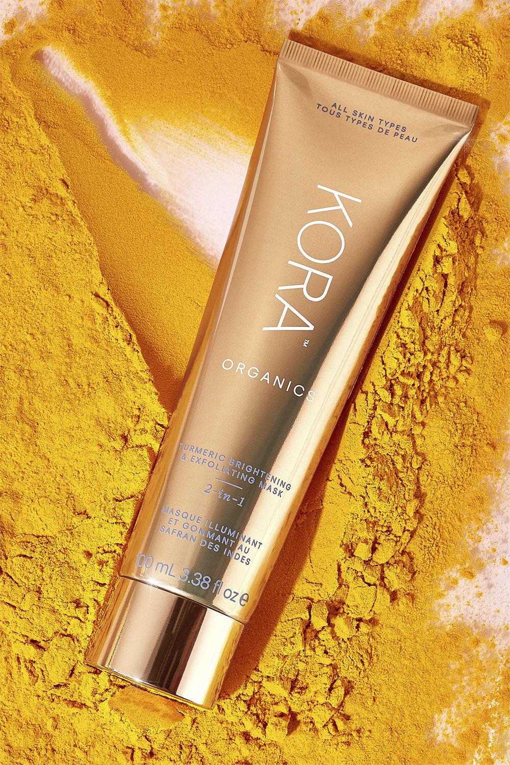 Turmeric Brightening & Exfoliating Mask, 2-in-1