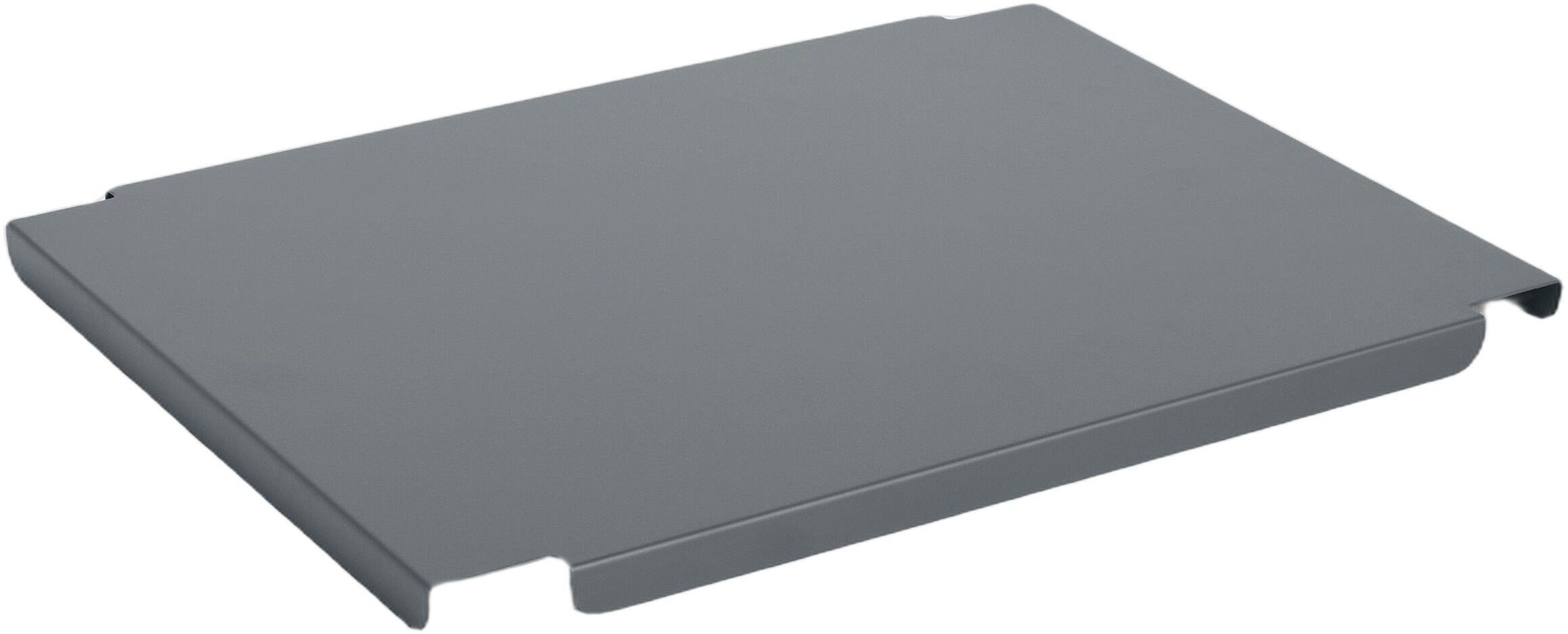 HAY Colour Crate Lid Metal-Medium-Charcoal