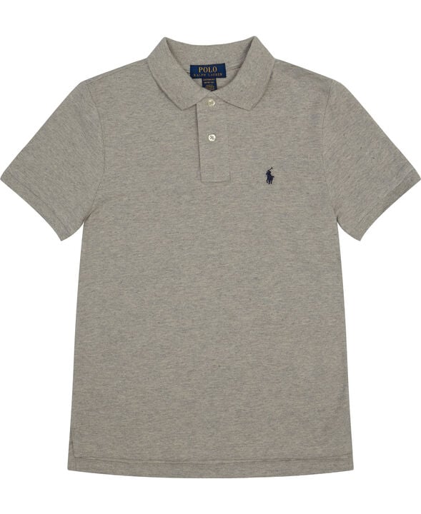 Slim Fit Cotton Mesh Polo Shirt KIDS