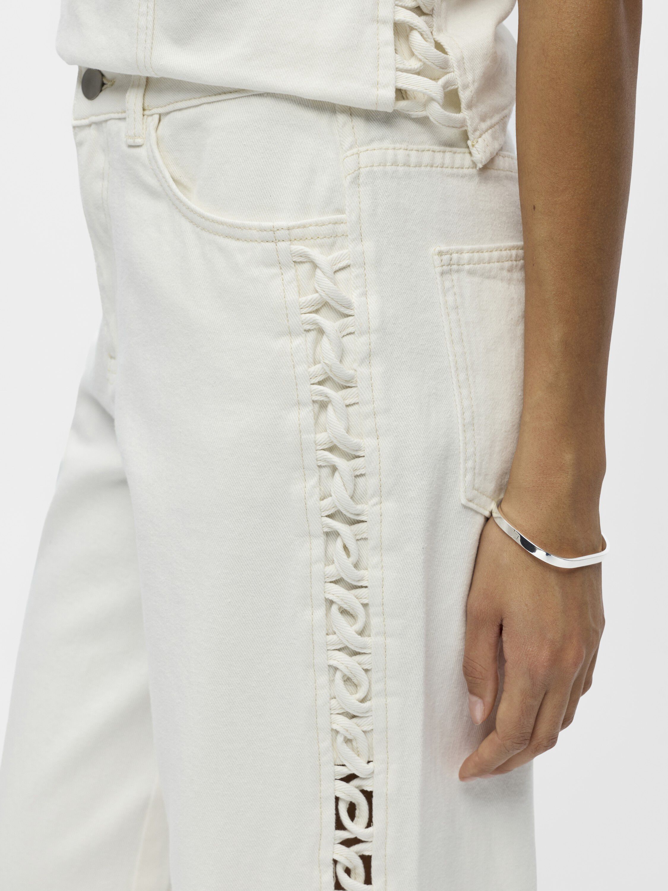 OBJRIO TRICE MW WIDE JEANS 145