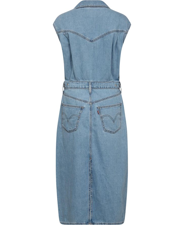 ICONIC SLEEVELESS DRESS WRAPPE