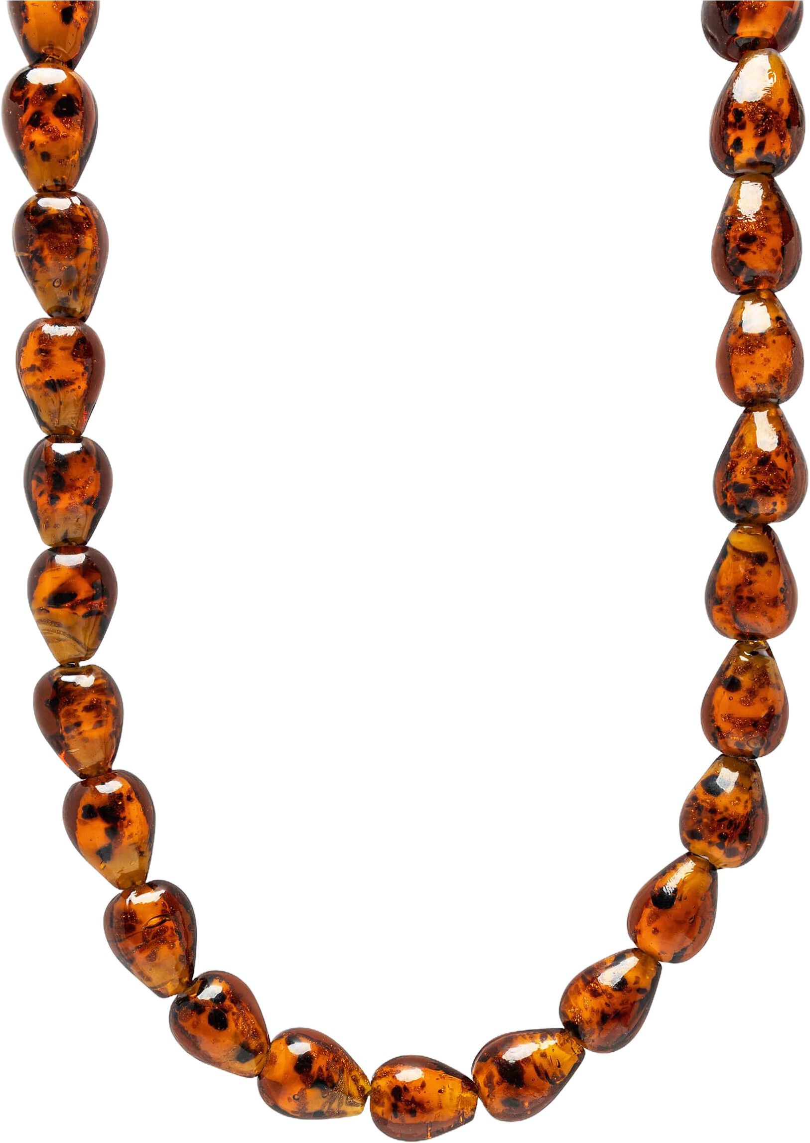 Women's Amber Beaded Necklace