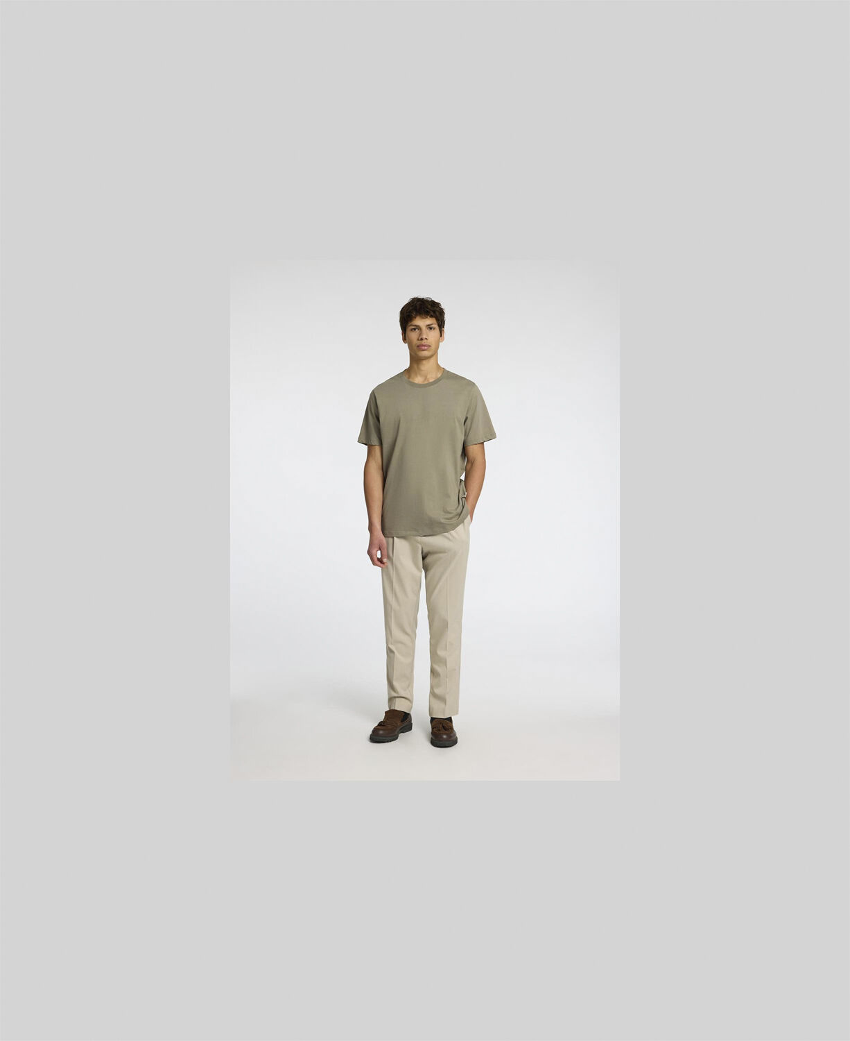 SLHASPEN SS O-NECK TEE NOOS