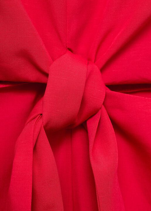 Lyocell jumpsuit cut out knot detai