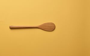 R&oslash;respatel, teak, 30 cm