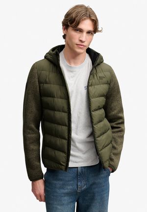HOODED STORM KNIT HYBRID JKT