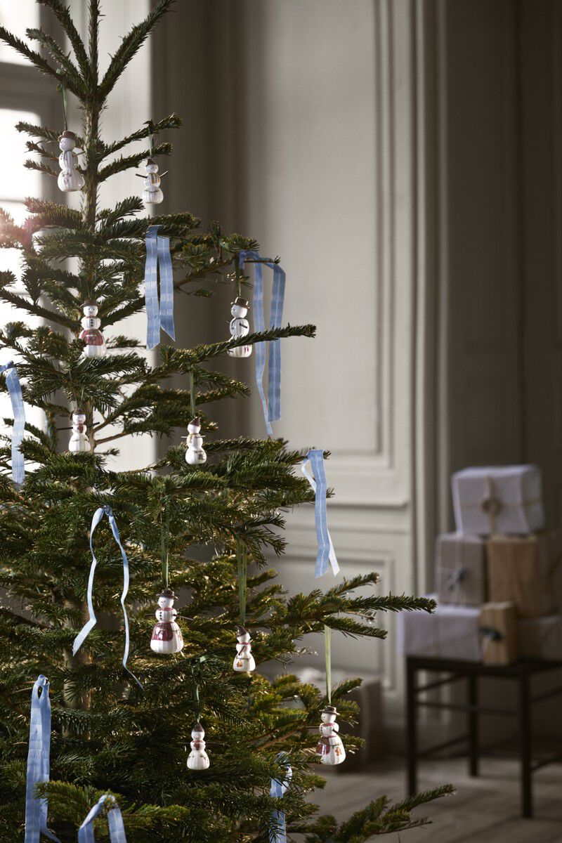 Hammersh&oslash;i Christmas Snedreng h&aelig;ngende H7 hvid m. deko