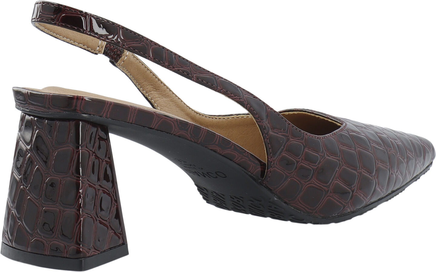 BIAMARALYN Slingback Croco Patent