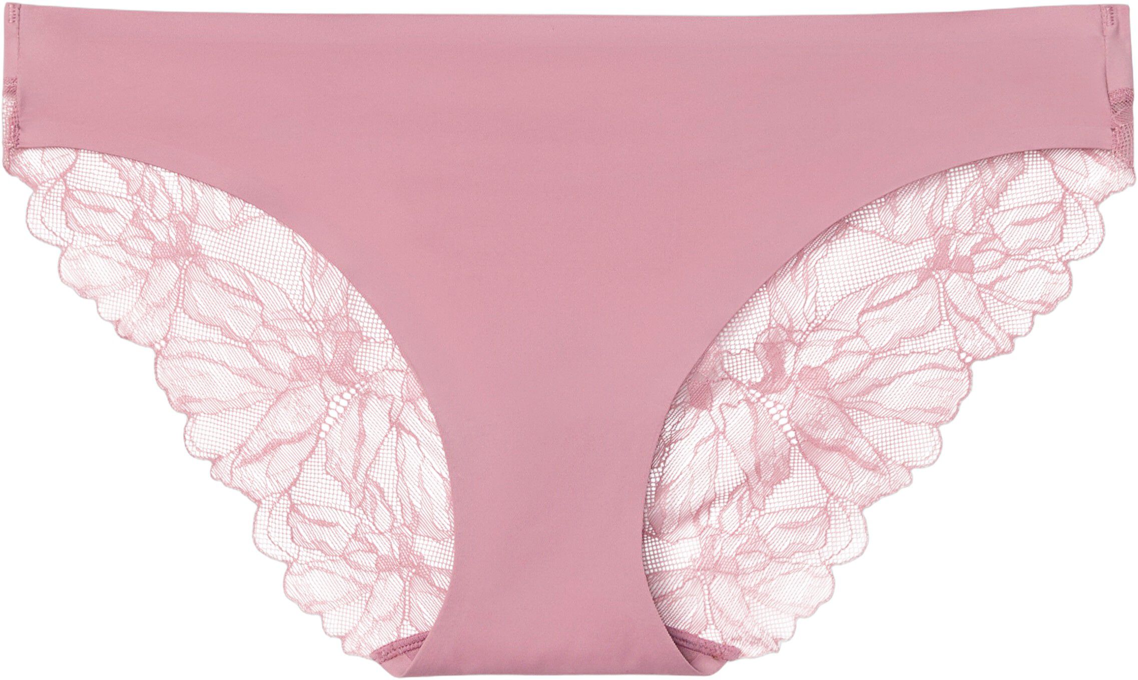 Lace Trim Microfibre Briefs