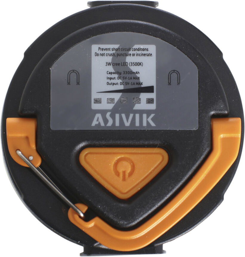 Asivik Lightbank 3300 Campinglygte og powerbank