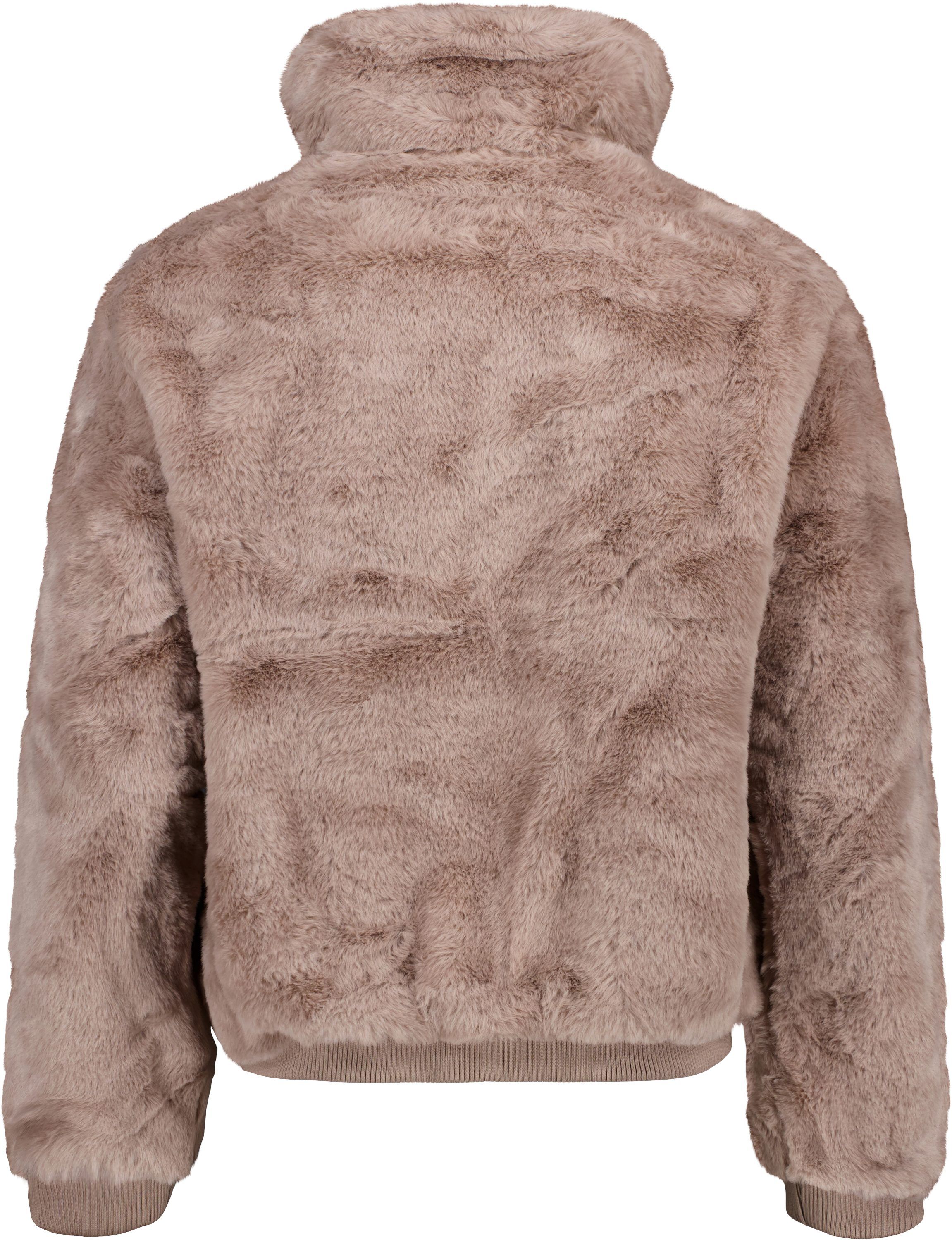 Furry Bomber Fleece Jakke