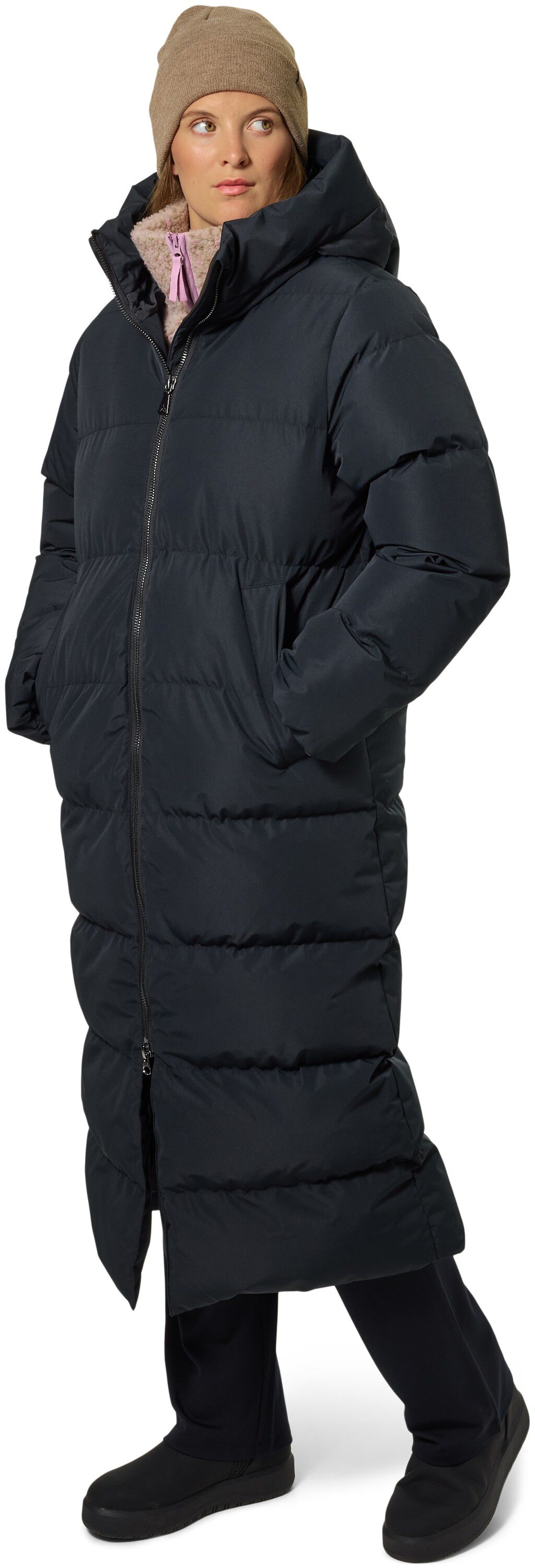 Anna Puffer Lang Vinterjakke