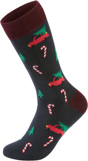 Christmas bamboo sock
