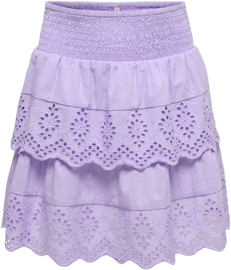 KOGLOU LIFE EMB LAYERED SKIRT WVN