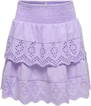 KOGLOU LIFE EMB LAYERED SKIRT WVN