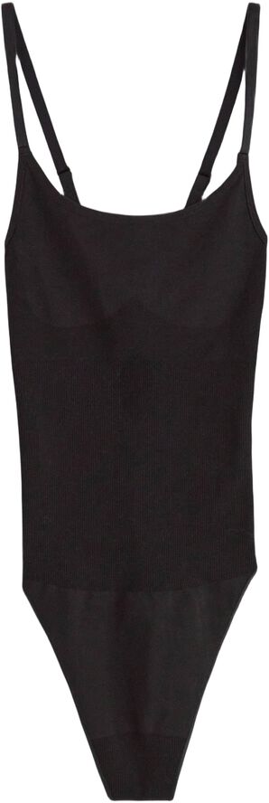 Shaping-bodystocking med g-streng og zonestøtte