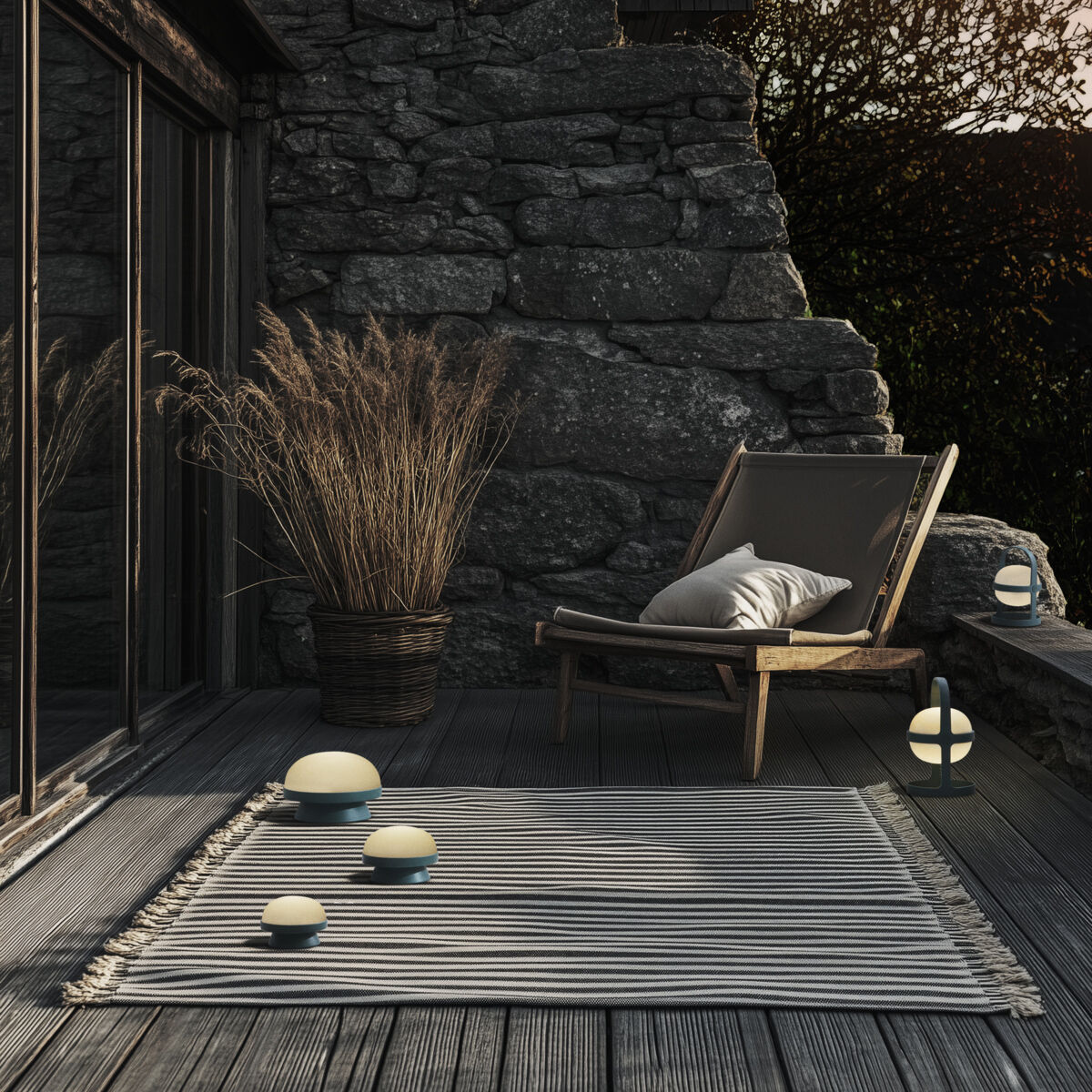 Soft Spot Solar Circular H25 forest green