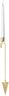 CC 2025 CANDLEHOLDER CORNET 18KT GOLD PLATED ZINC ALLOY