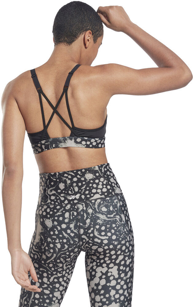 Lux Strappy Modern Safari Print sports bh