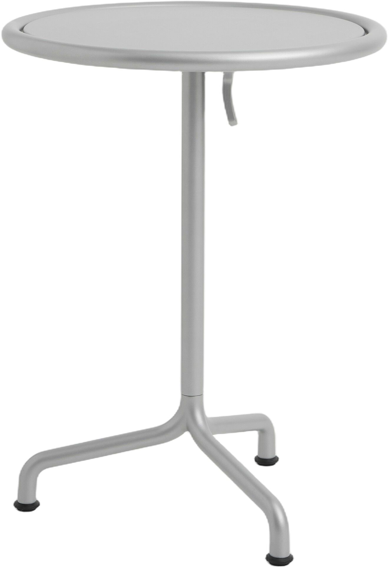 Deville Table Silver grey powder co