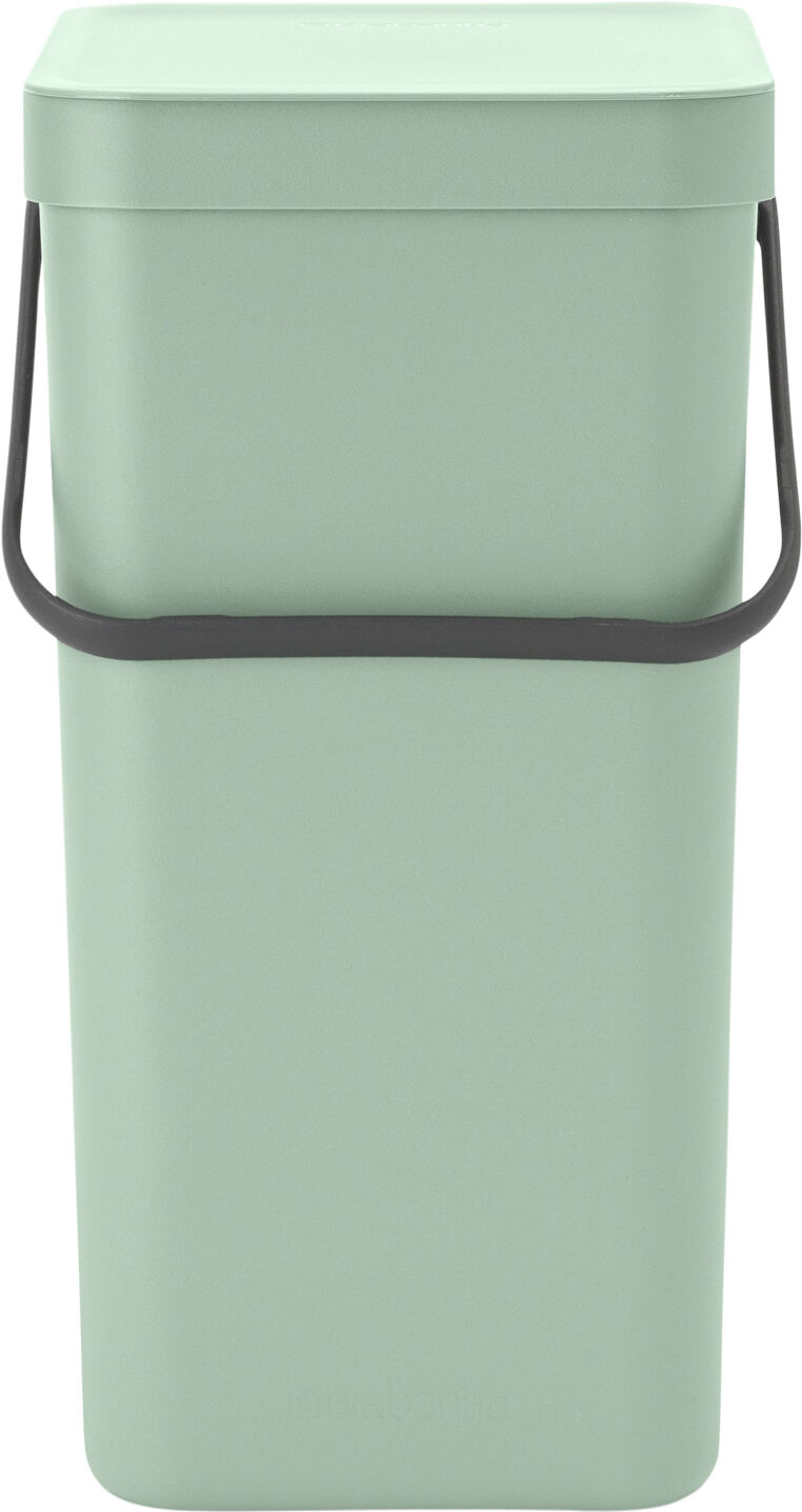 Affaldsspand m/l&aring;g sort.kon. 16 ltr