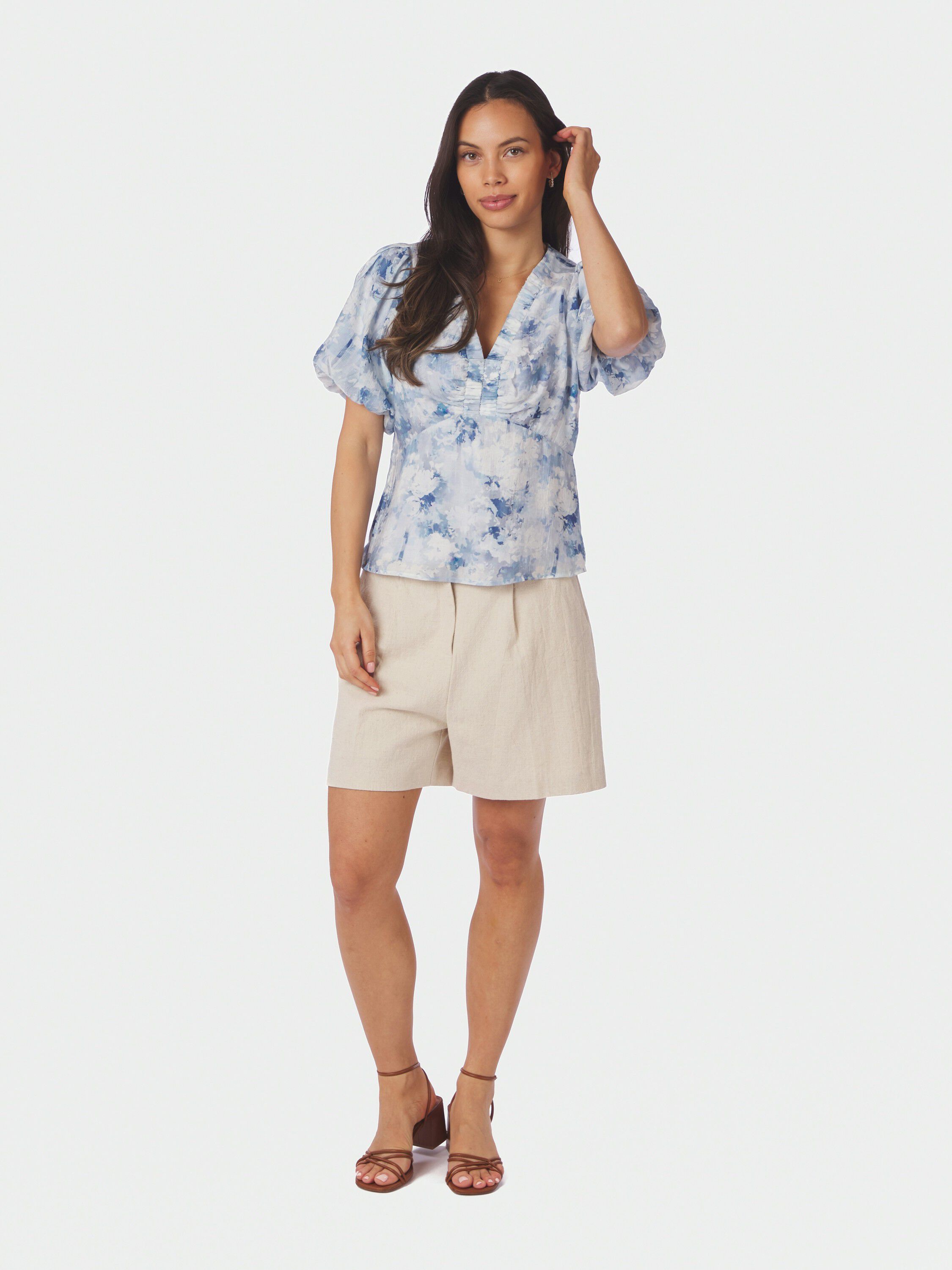 Irina Floral Fusion Blouse