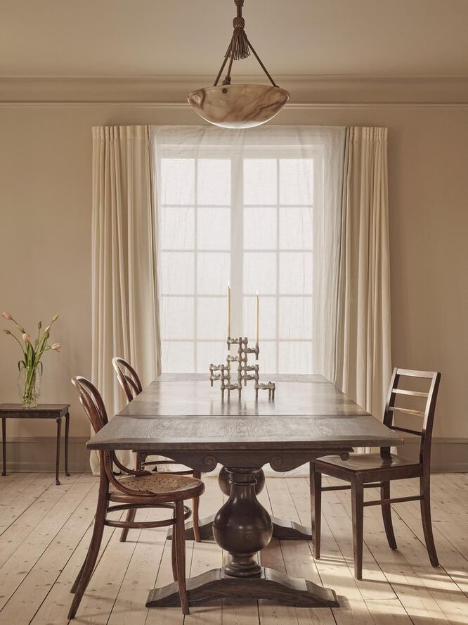 Quist candle holder set with 3 pcs - brushed chrome