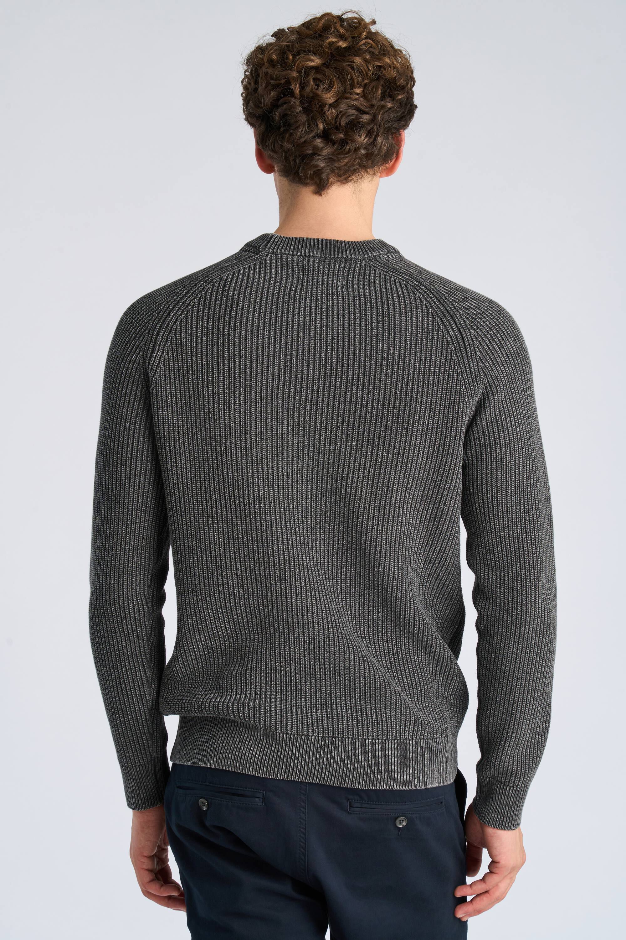 Recycled acid crew neck L/S