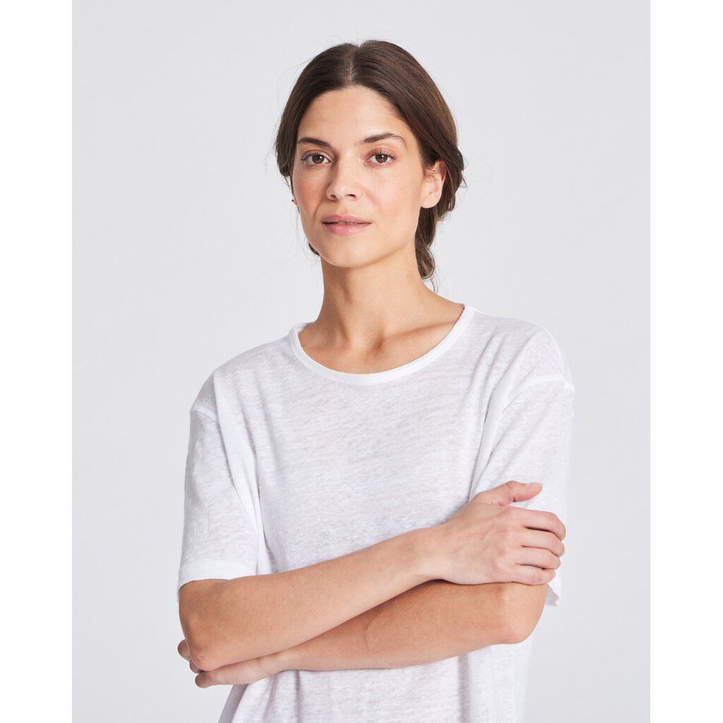 Nynne S/S Linen Tee shirt