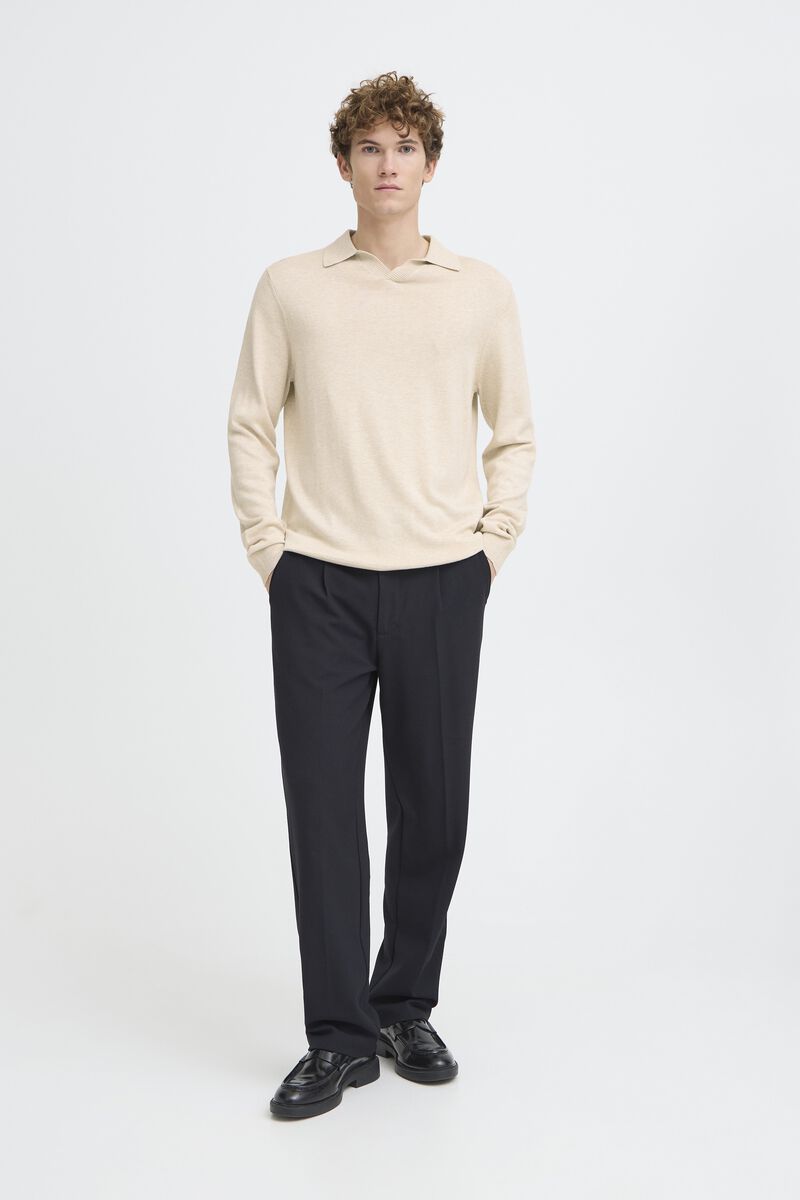 Cfbells Ls Polo Knit