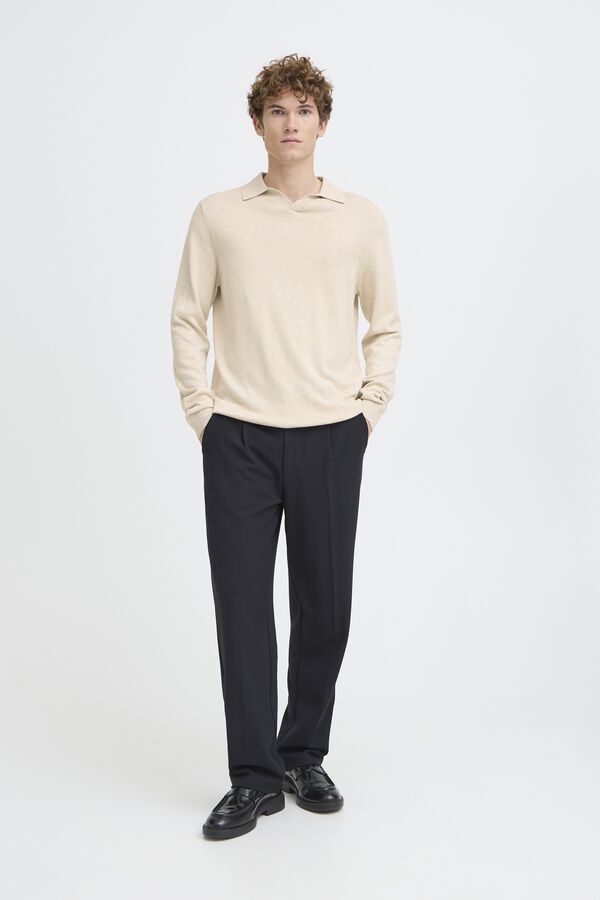 Cfbells Ls Polo Knit