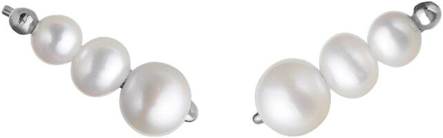 Aura earclimbers small - silver