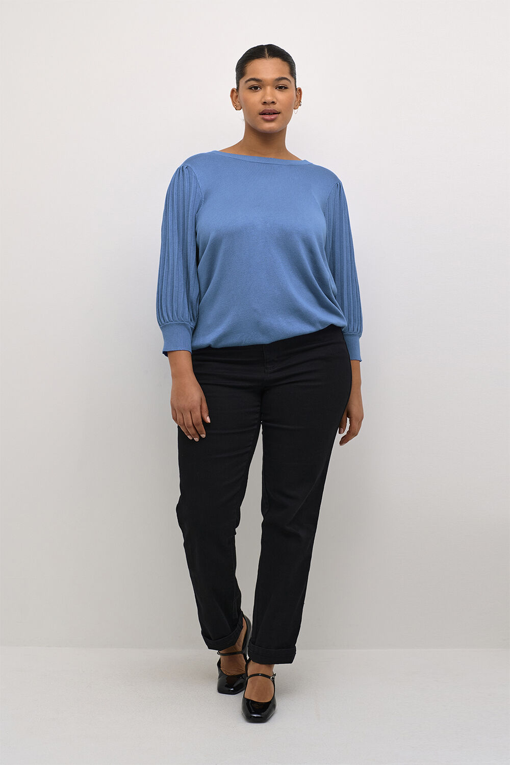 KCloni 3/4 SL Knit Pullover