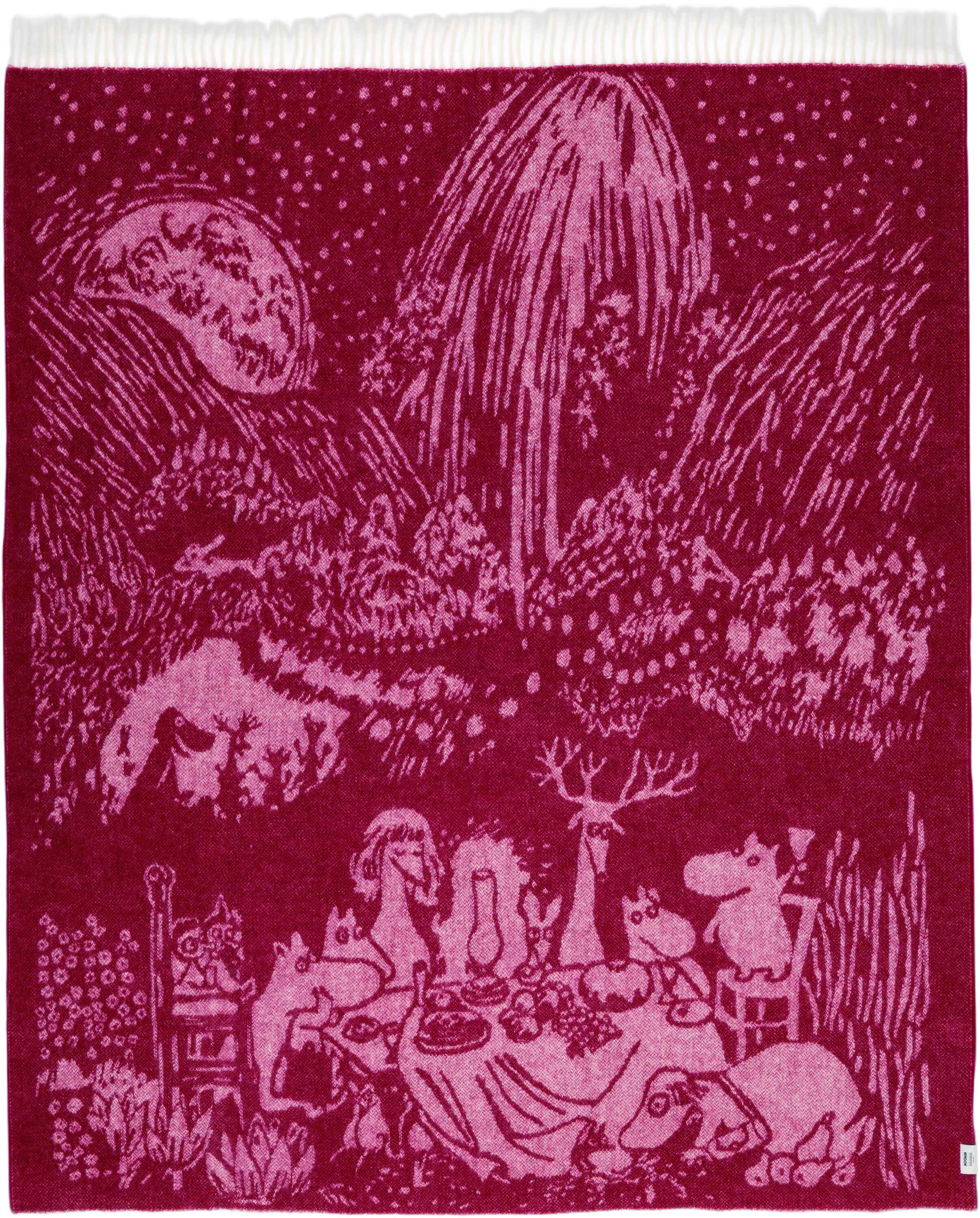 Moomin Arabia 130x170cm uldt&aelig;ppe Festlige &Oslash;jeblikke