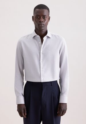 Business shirt Slim 1/1 Kent-Collar Structure